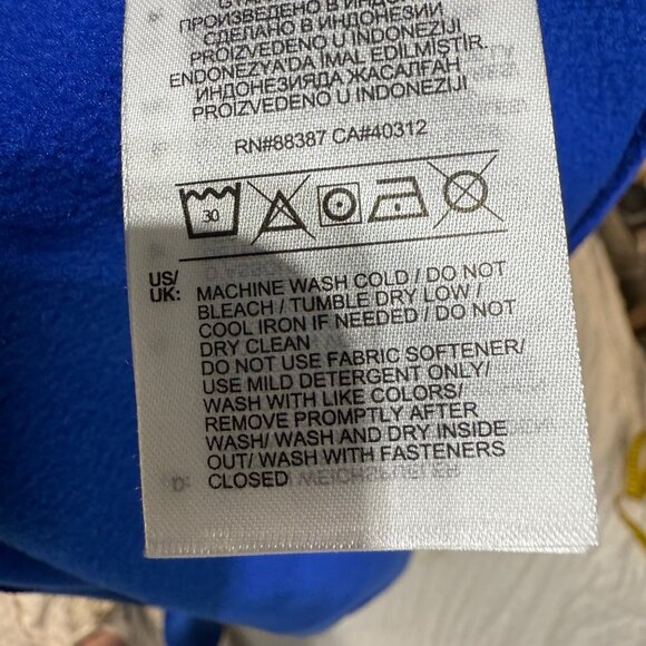 NWT Adidas Royal Blue ClimaWarm Tech Fleece Hoodie Full Zip Eh5157 Mens Sz 2XL - Picture 9 of 11